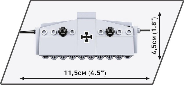 Cobi Sturmpanzerwagen A7V, 1:72, 119 k