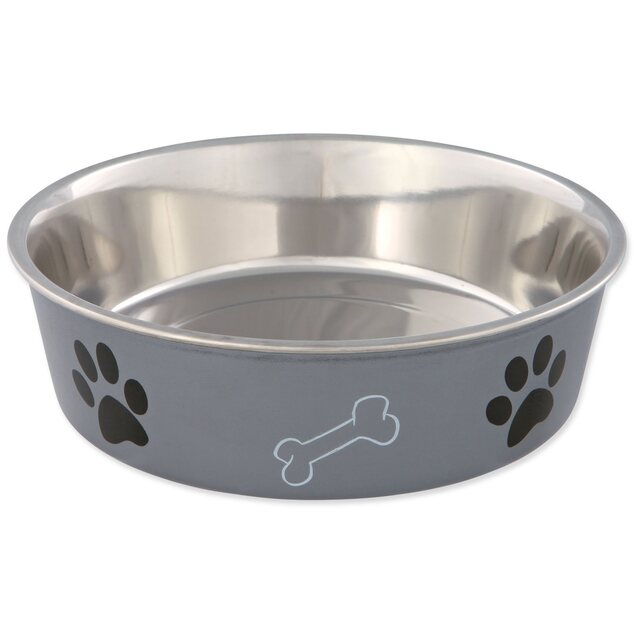 Miska Trixie nerezová, plastový povrch 23cm 2000ml