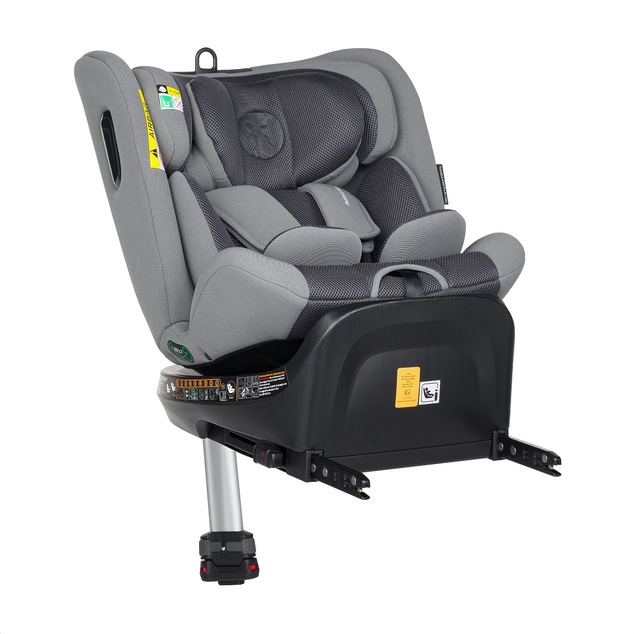 PETITE&amp;MARS Autosedačka Twistguard Pro i-Size Grey Air 40-150 cm(0-36 kg)