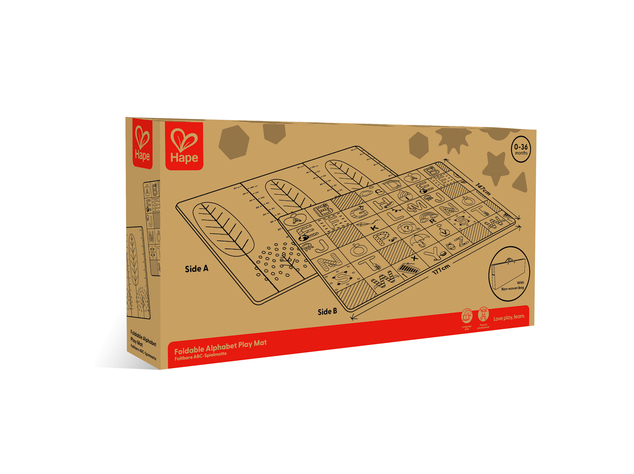 Hape Veľká skladacia podložka s abecedou