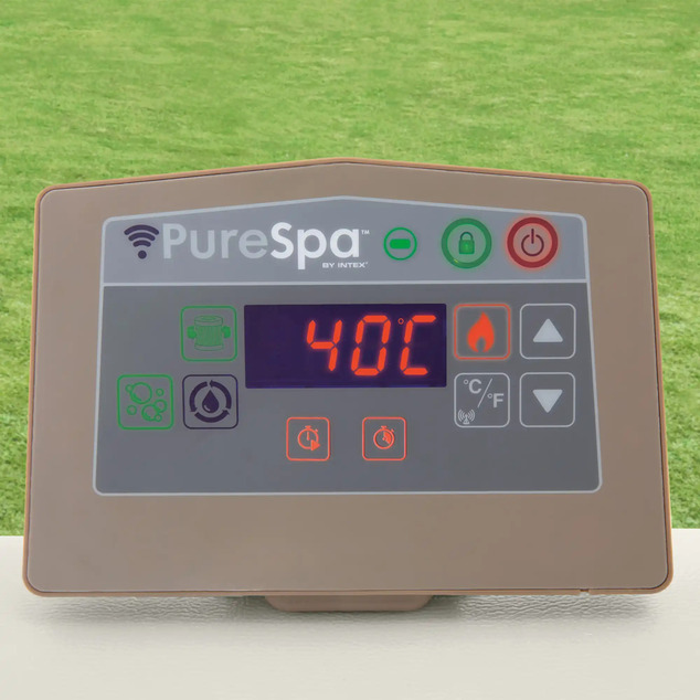 INTEX 28472 Vírivka PureSpa™ Chevron Bubble Deluxe pre 6 osôb