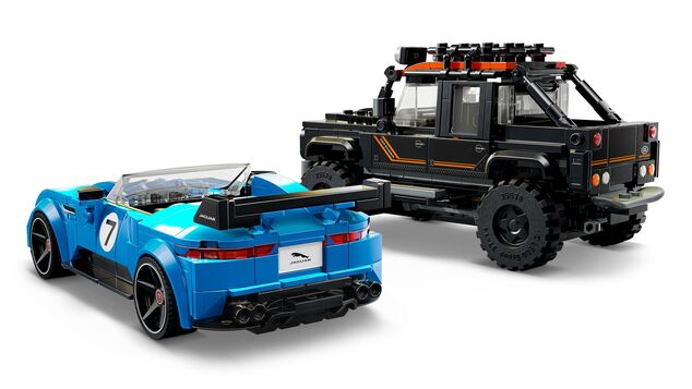 LEGO® Speed Champions 77264 Jaguar Project 7 in Land Rover Defender