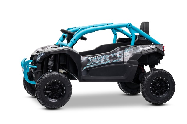 Elektrické autíčko Kawasaki TERYX KRX 1000 12V, modré, jednomiestne, odpružená zadná nápra