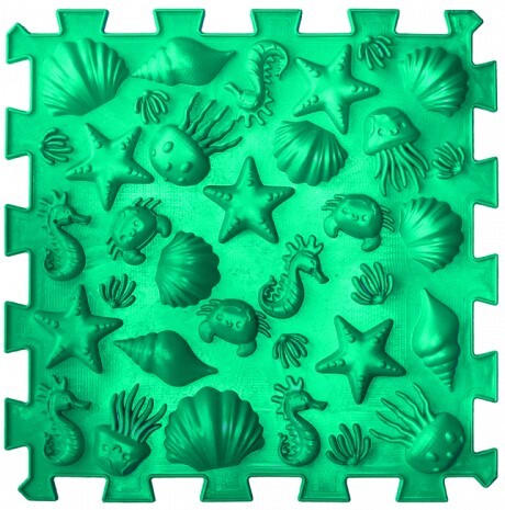 Ortek Masážna ortopedická podložka Puzzle "Mix" 9 prvkov