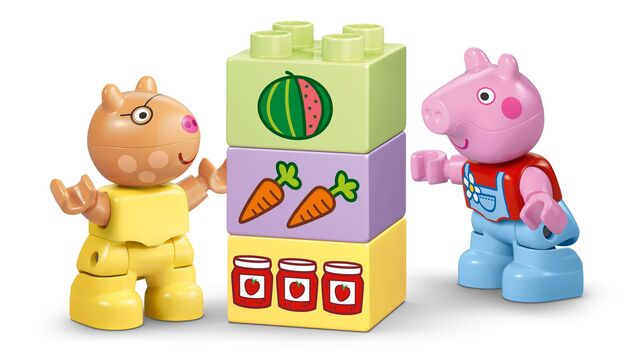LEGO® DUPLO® Prasiatko Peppa 10468 Traktor a trh
