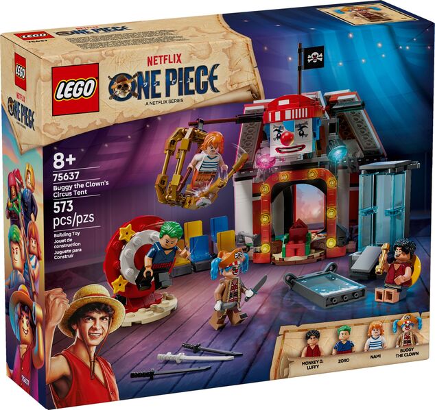 LEGO® One Piece 75637 Klaun Buggy a jeho cirkusový stan