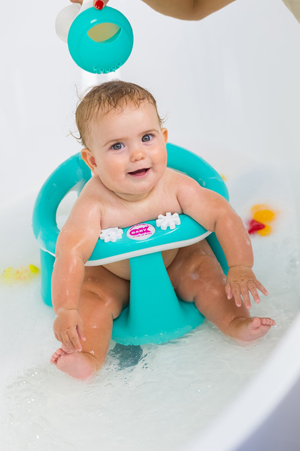 OK BABY Asiento de baño antideslizante Flipper Evolution con ventosas 6–15m Beige