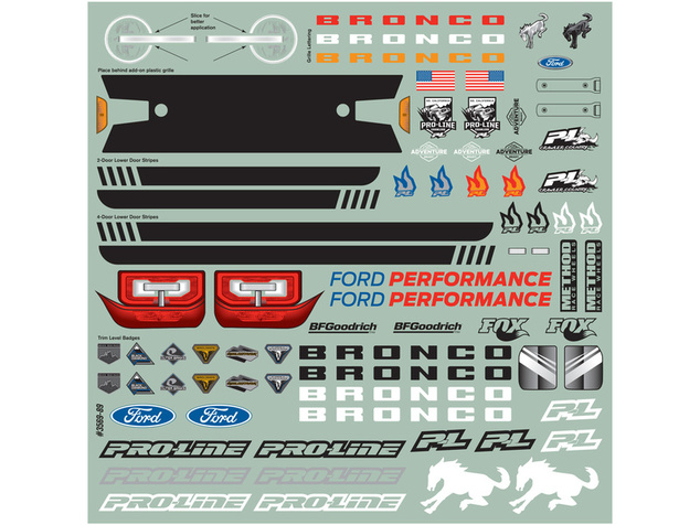 Pro-Line karoséria 1:10 Ford Bronco 2021 (rázvor 313mm)