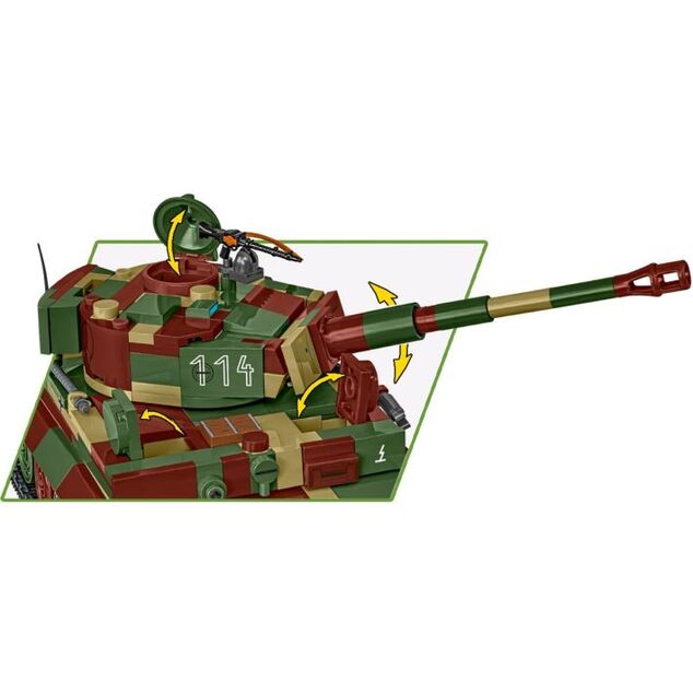 Cobi II WW PzKpfw VI Tiger Ausf E, 2v1, 1:35, 862 k, 2 f