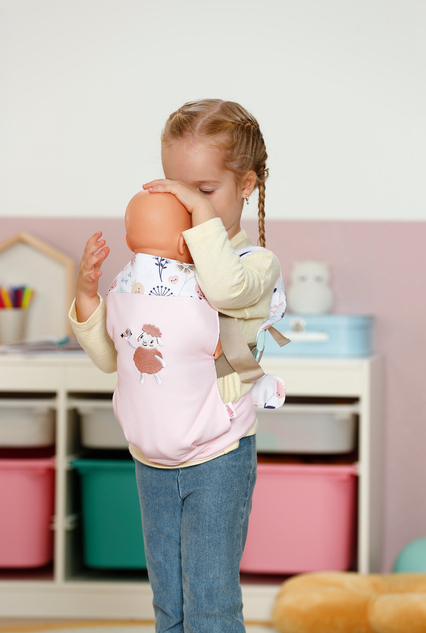 Zapf BABY born Nosič bábätiek s kvetmi