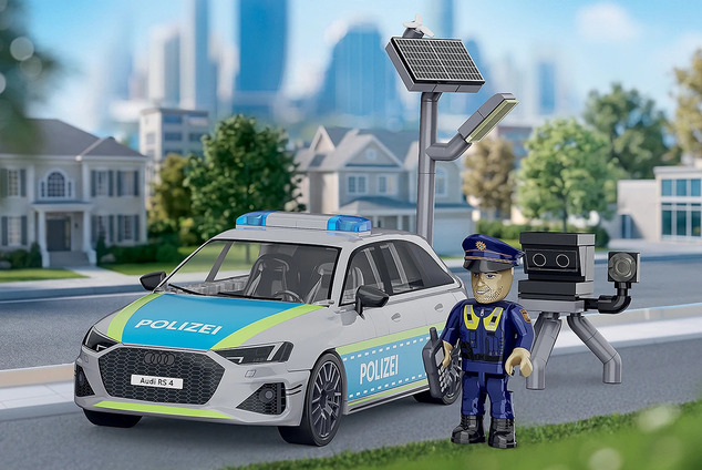 Cobi 24672 Audi RS4 Polizei, 1:35, 153 p, 1 f