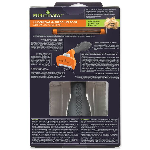 Hrebeň Furminator krátka srsť M 9-23kg