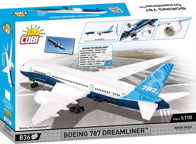 Cobi Boeing 787-8 Dreamliner, 1:110, 836 k