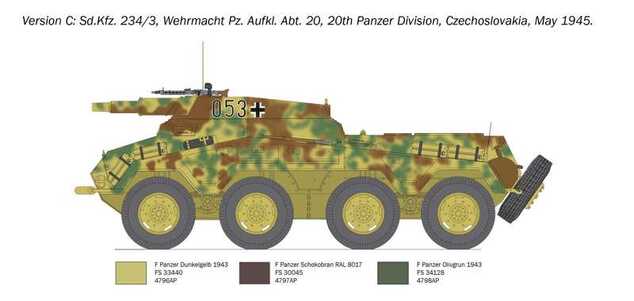 Model Kit military 6756 - Sd. Kfz. 234/3 (1:35)