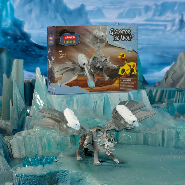 Schleich Gladiatore Lupo di Ghiaccio