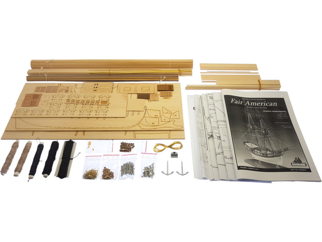 Model Shipways Fair American 1778 1:48 komplet