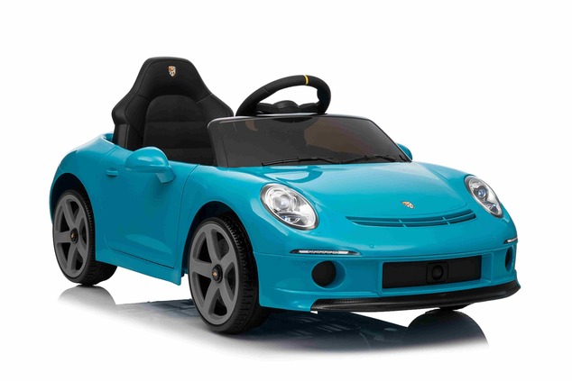 Elektrické autíčko RUF GT 12V, modré, Otváracie dvere, 2.4 GHz diaľkové ovládanie, LED sve