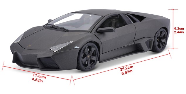 Bburago 1:18 Plus Lamborghini Reventón Metallic Grey