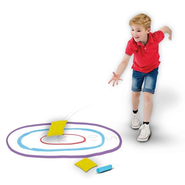 Outdoor-Spiel mit Straßenkreiden 5 in 1