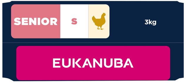 Krmivo EUKANUBA Senior Small rich in fresh chicken 3 kg