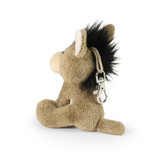 Portachiavi in peluche / ciondolo asino 9 cm ECO-FRIENDLY PLUSH WORLD