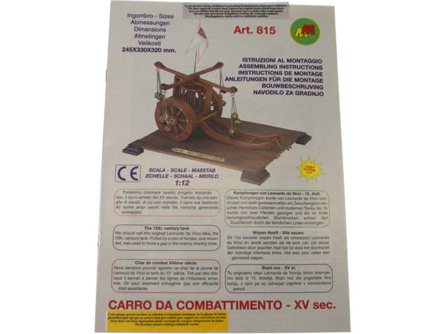 Mantua Model Rímsky bojový automobil 1:12 kit
