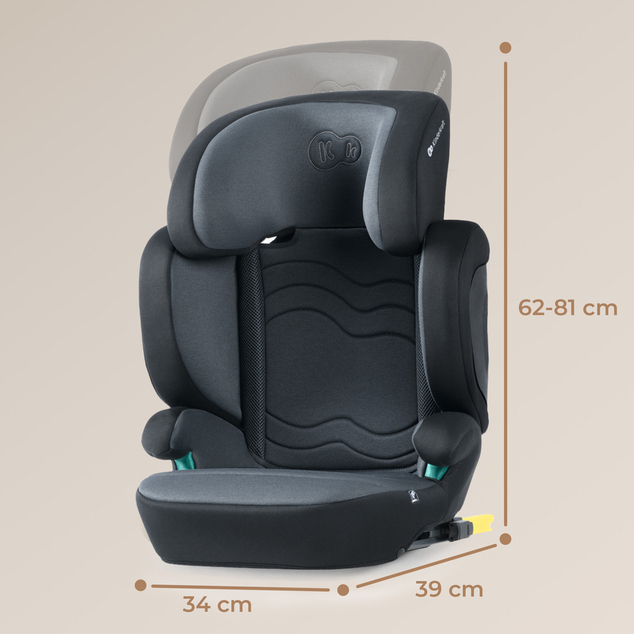 KINDERKRAFT SELECT Siège auto i-Size XPAND 2 i-Size 100-150 cm Graphite Black, Premium