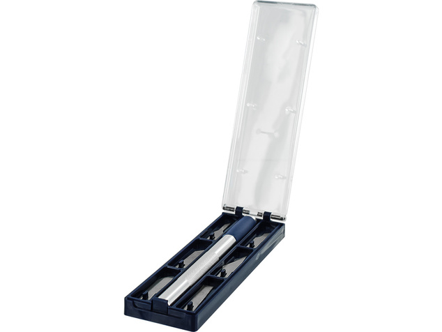 Coltello da modellazione professionale Modelcraft piccolo, 6 pezzi di lame