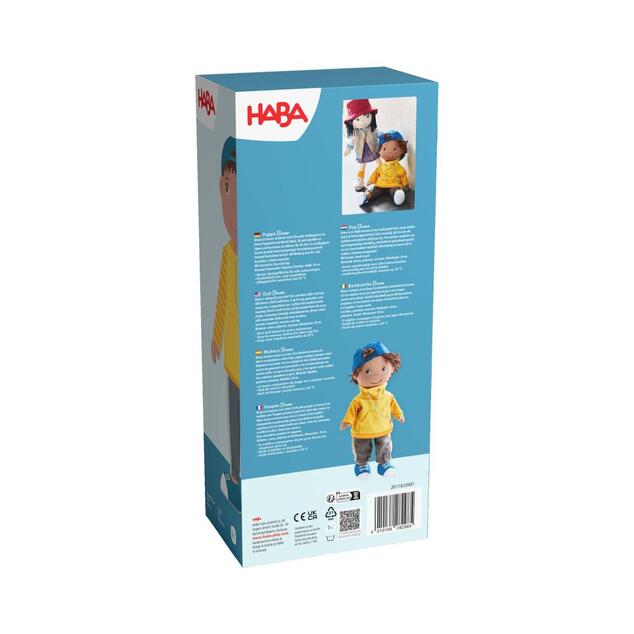 Haba Textilní panenka Bruno 30 cm