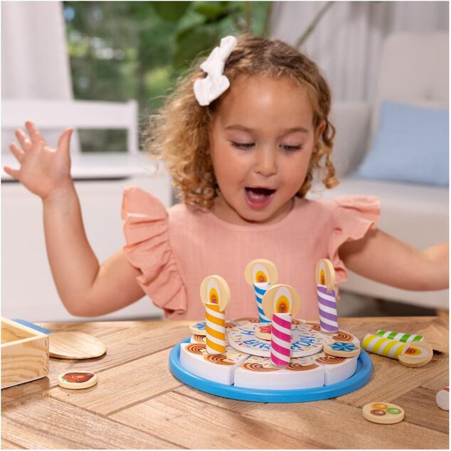 Spin Master Melissa &amp; Doug Narodeninová torta set