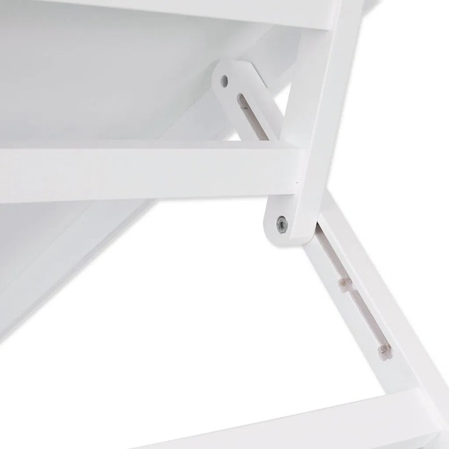 Ramp, height-adjustable, MDF, 36 × 43 × 90 cm, white