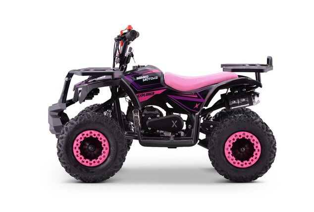 Benzínová štvorkolka pre deti Beneo Motors Explorer ružová - 50cm3