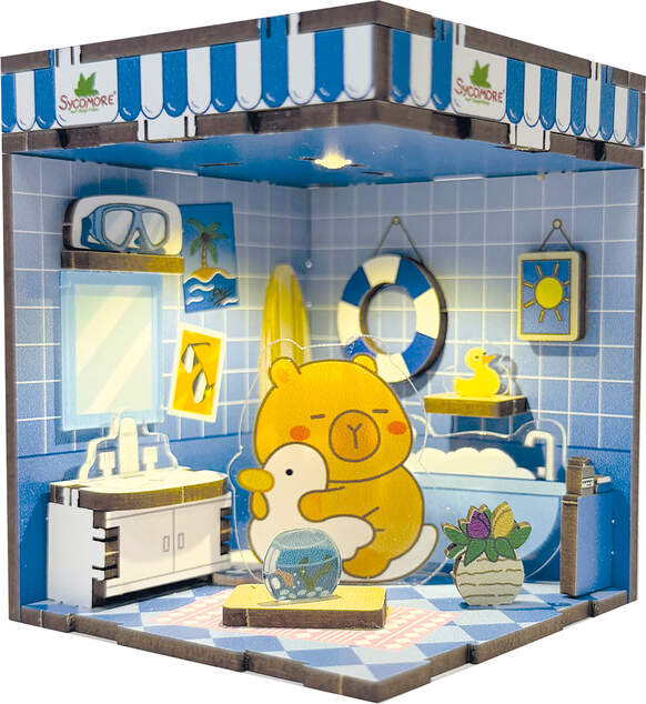 Sycomore Chibi mundo - Mini caja con capibara