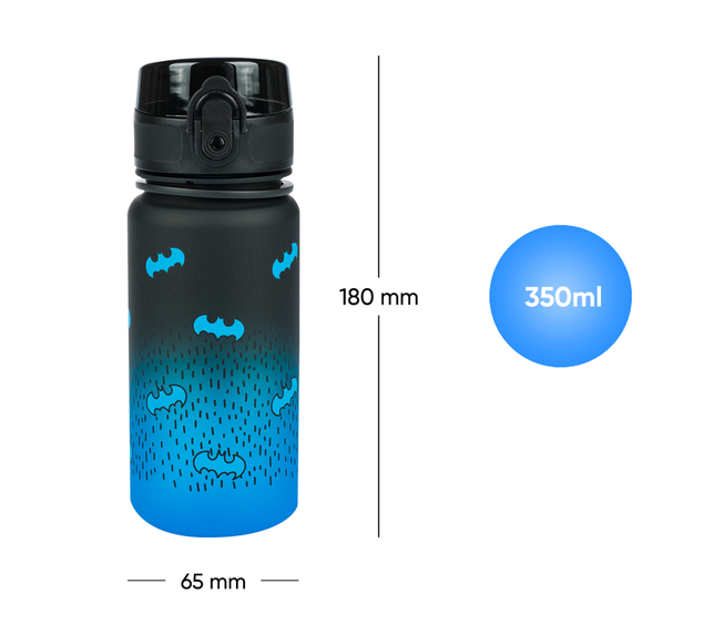 BAAGL Tritanová fľaša na nápoje Gradient Batman Blue, 350 ml