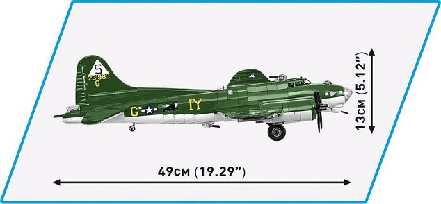 Cobi II WW Boeing B-17F Flying Fortress, 1:48, 1371 k, 2 f