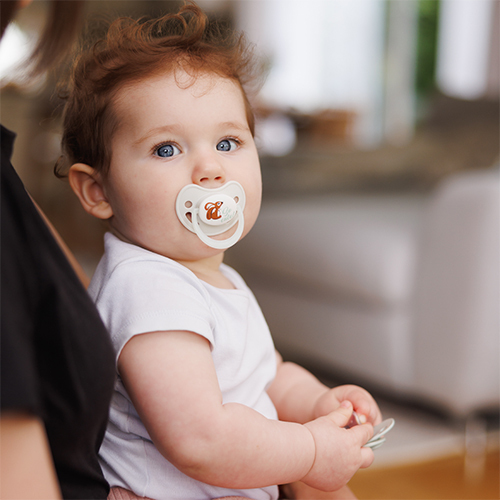 BABYONO Cumlíky silikónové anatomické 6-18m, 2 ks
