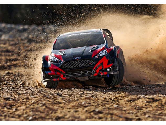 Traxxas Ford Fiesta 1:10 BL-2s 4WD RTR červená