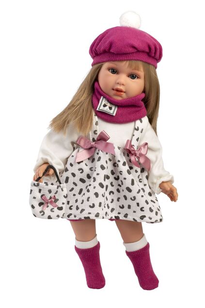 Llorens 54050 CARLA - realistická bábika s mäkkým látkovým telom - 40 cm