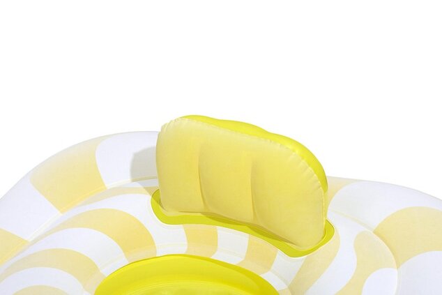 Bestway Nafukovací baby sedací kruh s opierkou, 79x79 cm