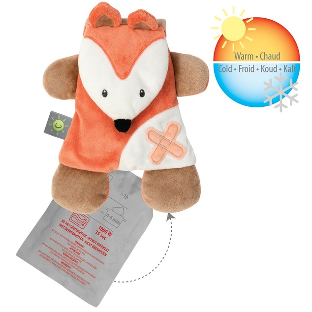 Spielzeughaustier mit Thermophor Buddiezzz Fuchs