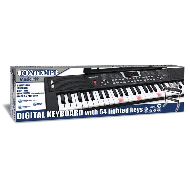Bontempi Digitálna klávesnica 54 klávesov so stojanom