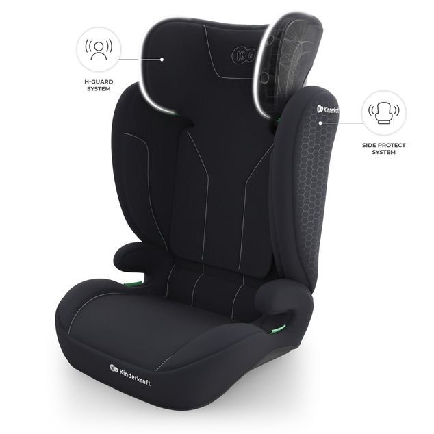 KINDERKRAFT Autosedačka i-Spark 2 Plus i-Size (100-150 cm) Black