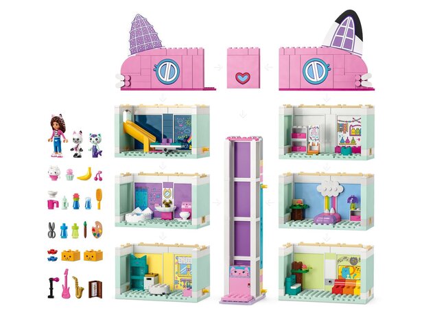 LEGO® Gabby's Dollhouse 10788 Gabinin kúzelný domček