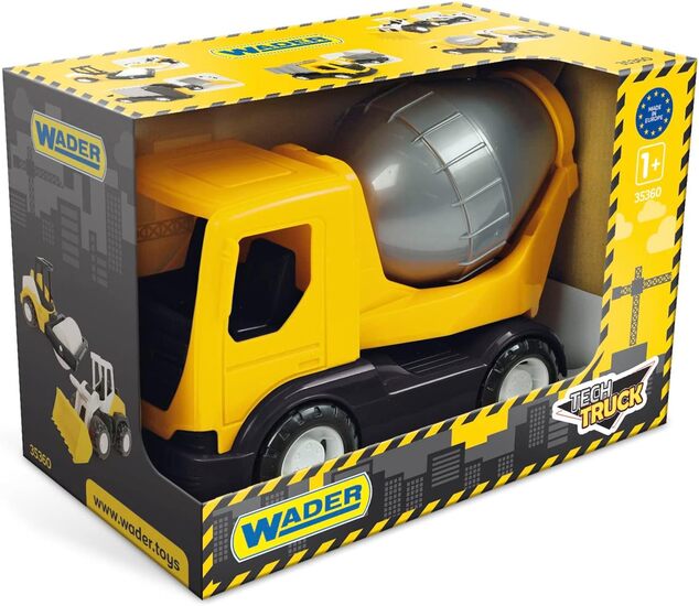 Mixer Tech Truck într-o cutie de carton