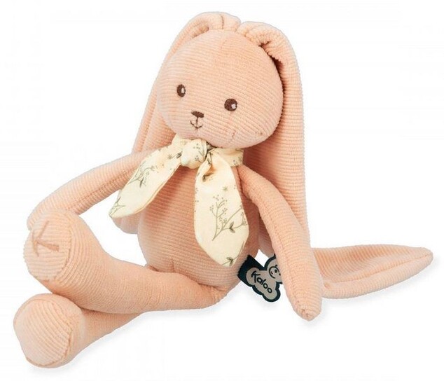 Kaloo Lapinoo Plyšový zajac s dlhými ušami broskyňový 25 cm
