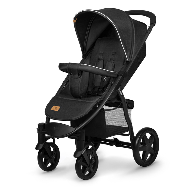 Lionelo Kočík športový Annet Plus Black Carbon