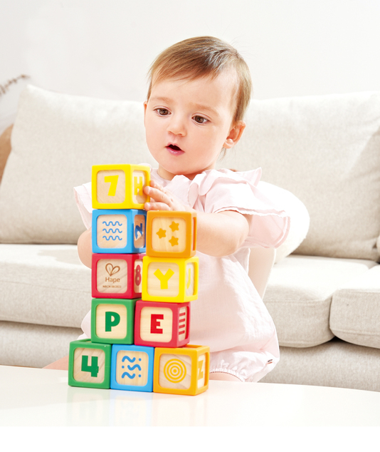 Grip-n-Stack - Blocchi di legno con silicone