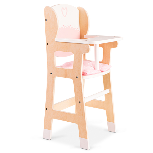 New Classic Toys Holzpuppenhochstuhl mit Kissen