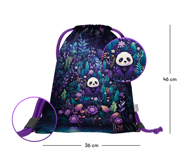 BAAGL Rucksack Dschungel Panda