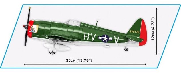 Cobi 5737 II WW P-47 Thunderbolt, 1:32, 477 k, 1 f